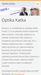 Mobile Screenshot of optikakatka.sk